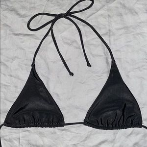 Black String Bikini Top